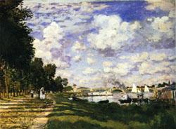 Claude Monet The dock at Argenteuil oil painting image